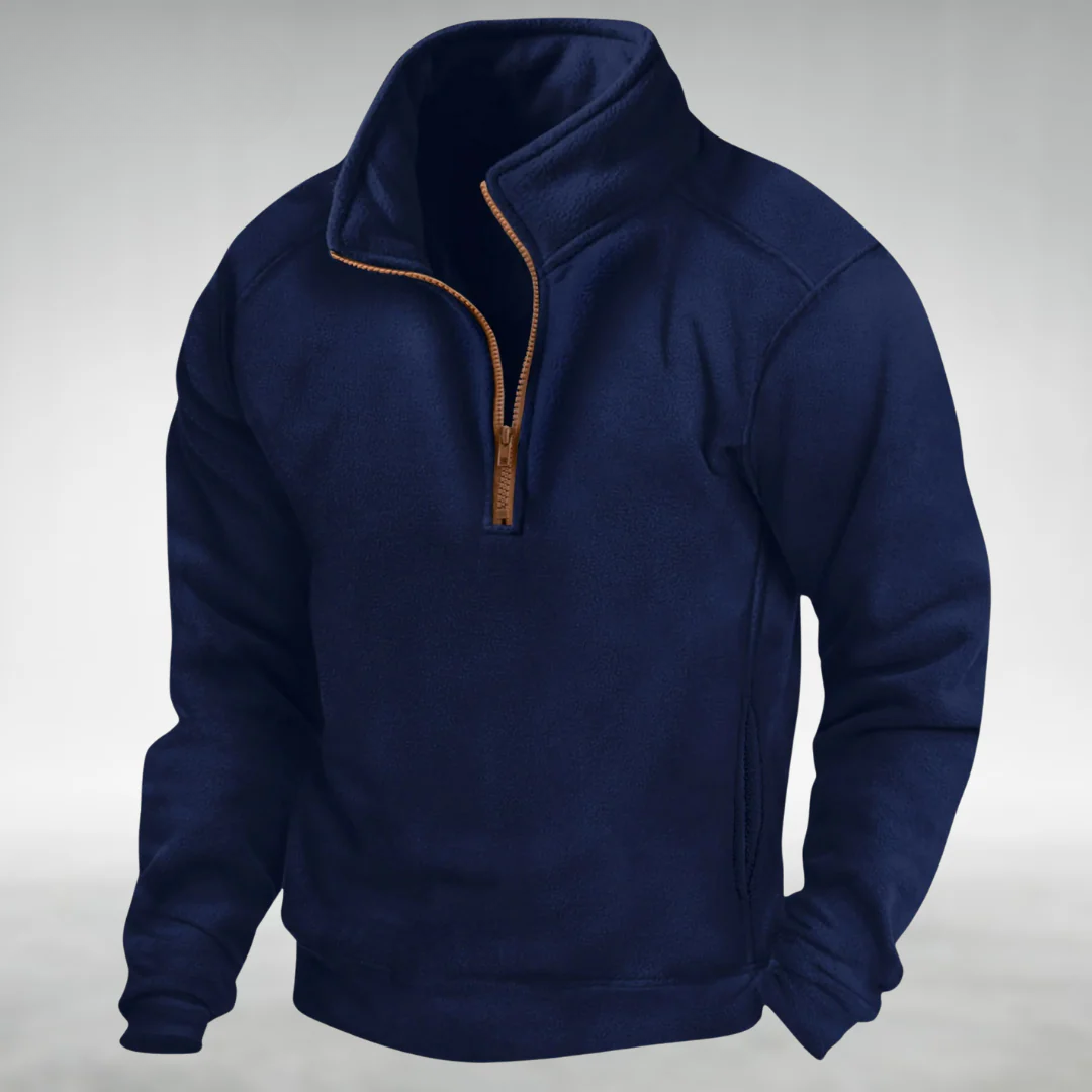 DUMONT LYON | PULLOVER LÉGER HALF-ZIP