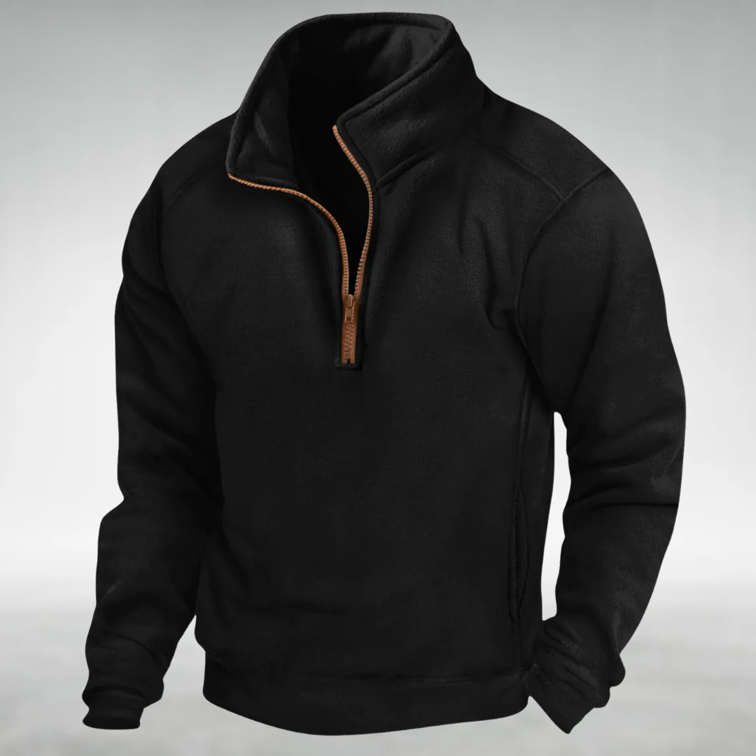 DUMONT LYON | PULLOVER LÉGER HALF-ZIP