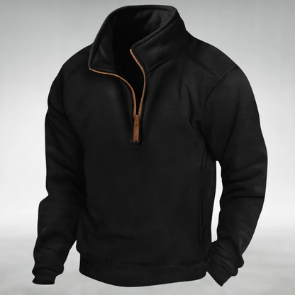 DUMONT LYON | PULLOVER LÉGER HALF-ZIP