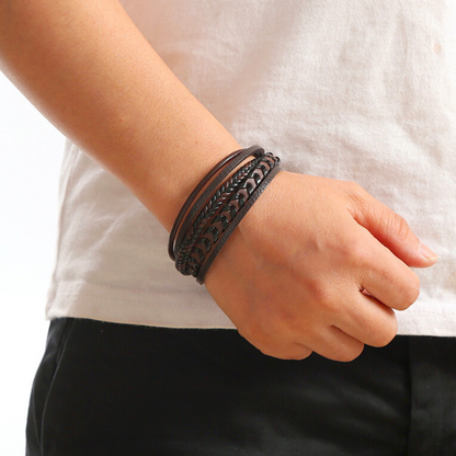 DUMONT LYON | BRACELET HOMME EN CUIR DE LUXE