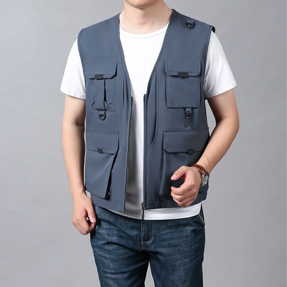 GILET CARGO RESPIRANT MULTI-POCHES