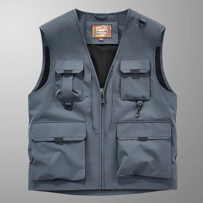 GILET CARGO RESPIRANT MULTI-POCHES