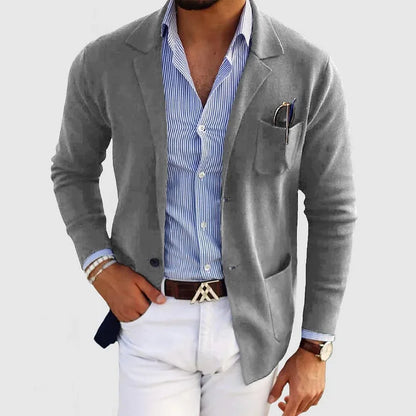 DUMONT LYON | BLAZER LUXUEUX POUR HOMME EN MATÉRIAU SOUPLE
