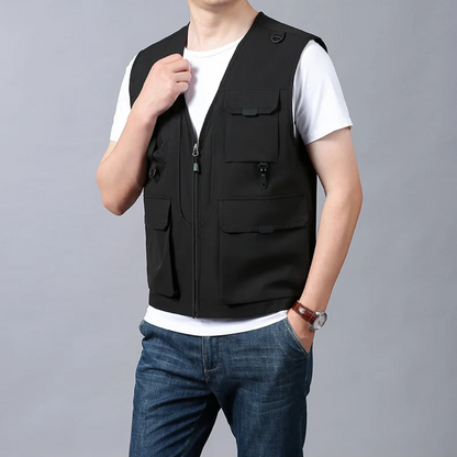 GILET CARGO RESPIRANT MULTI-POCHES