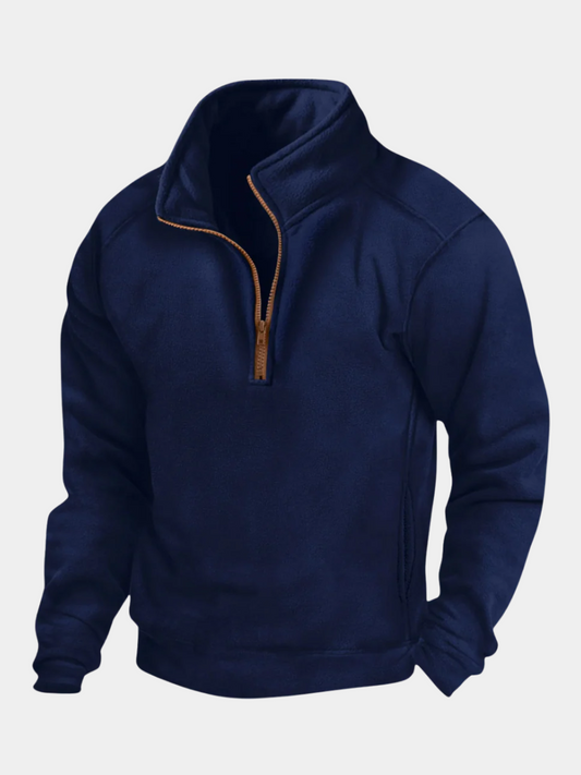 DUMONT LYON | PULLOVER LÉGER HALF-ZIP