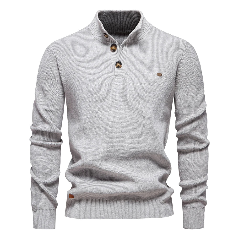 DUMONT LYON™ | PULL HOMME AVEC DESIGN À BOUTONS