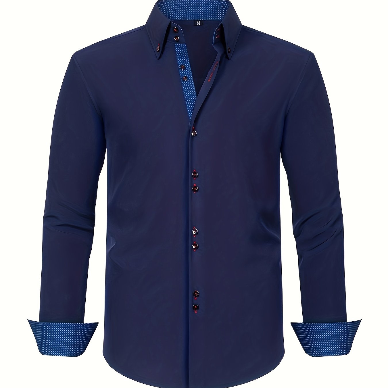ALBERTO | CHEMISE ÉLÉGANTE LÉGÈRE AVEC DÉTAILS CONTRASTÉS