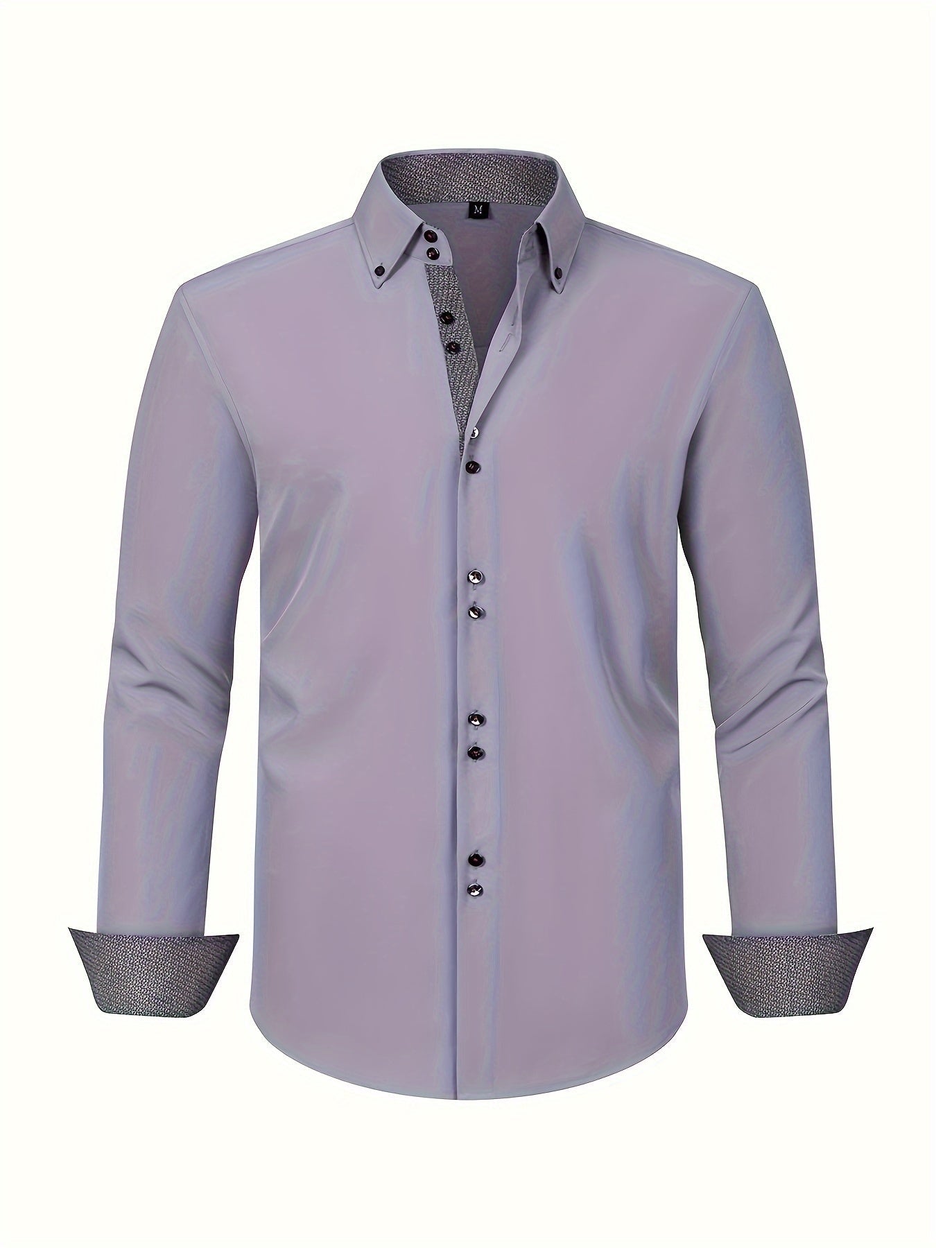 ALBERTO | CHEMISE ÉLÉGANTE LÉGÈRE AVEC DÉTAILS CONTRASTÉS